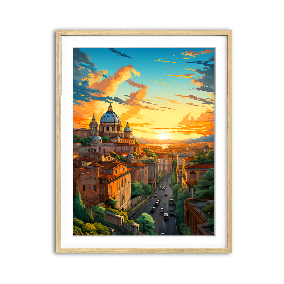 Framed Print 3x4 Natural