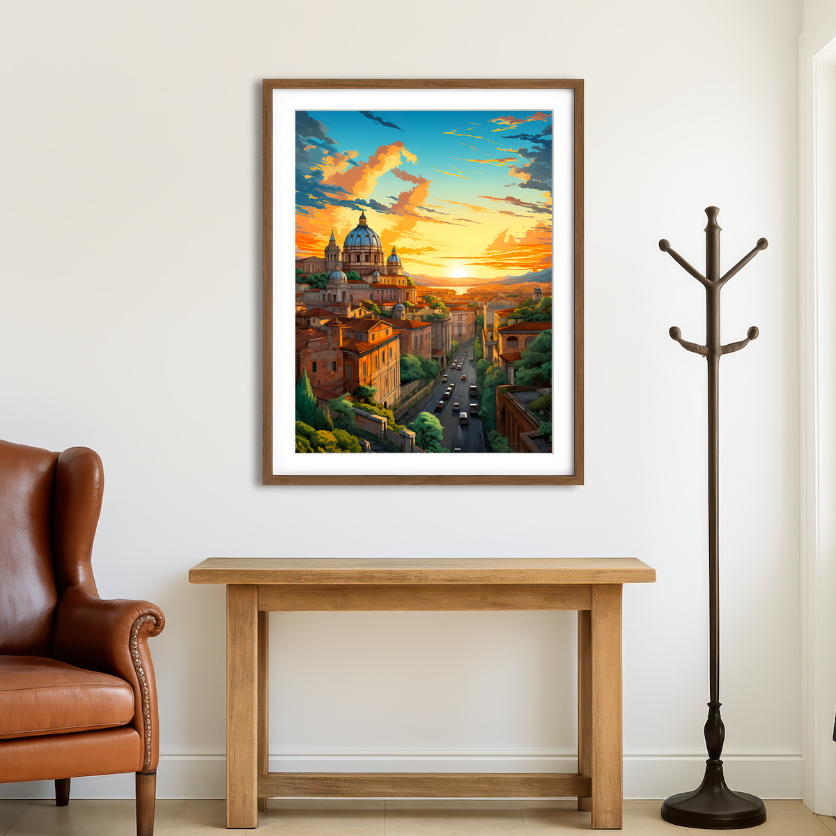 AUTO-MOCKUP ROOM | Rome - St. Peter's Basilica Wall Art