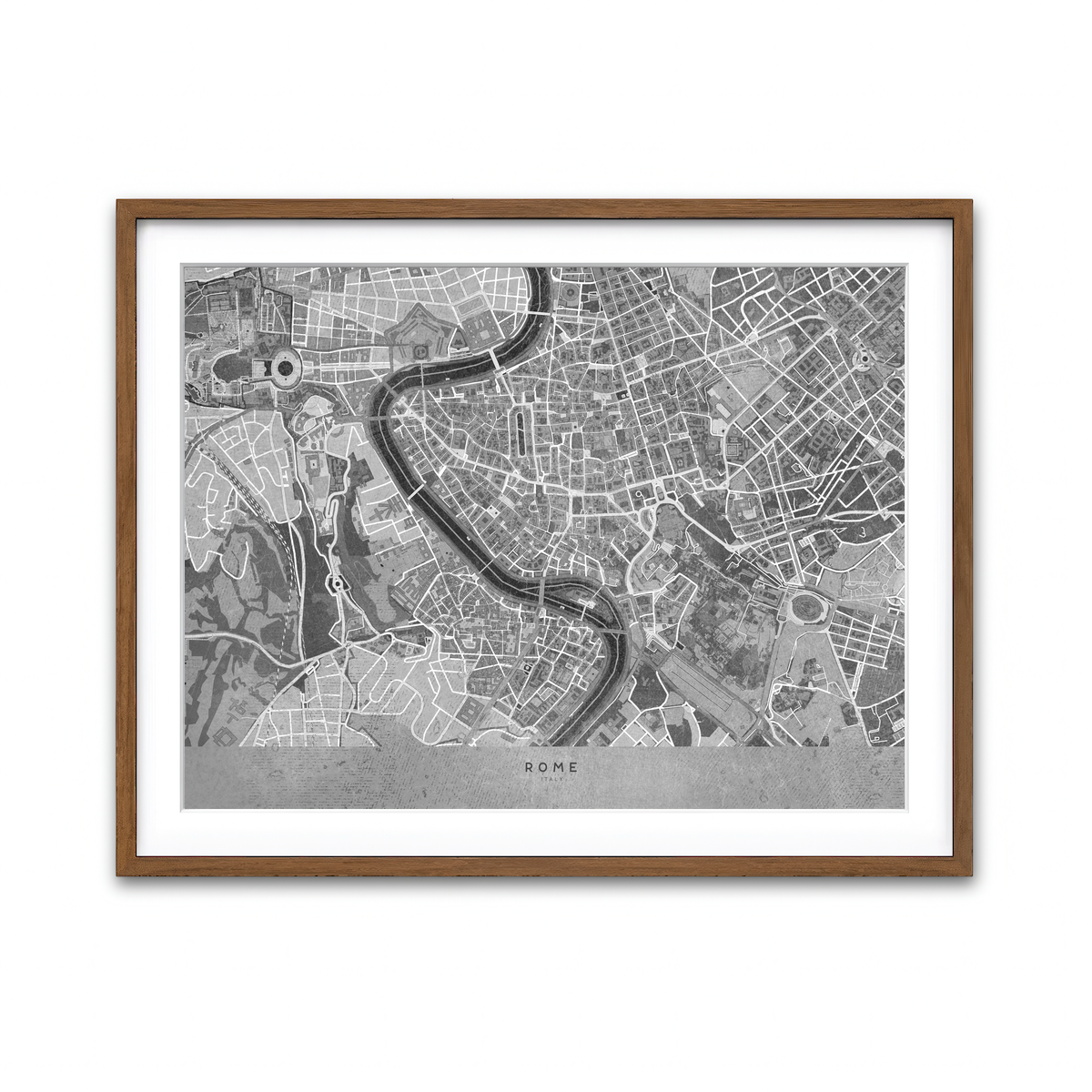 Framed Print 4x3 Walnut