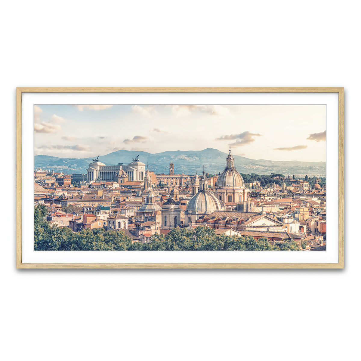 Framed Print 2x1 Natural