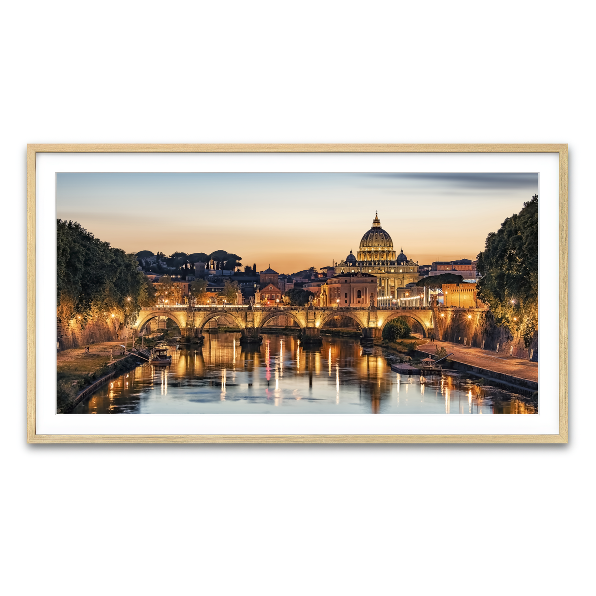 Framed Print 2x1 Natural
