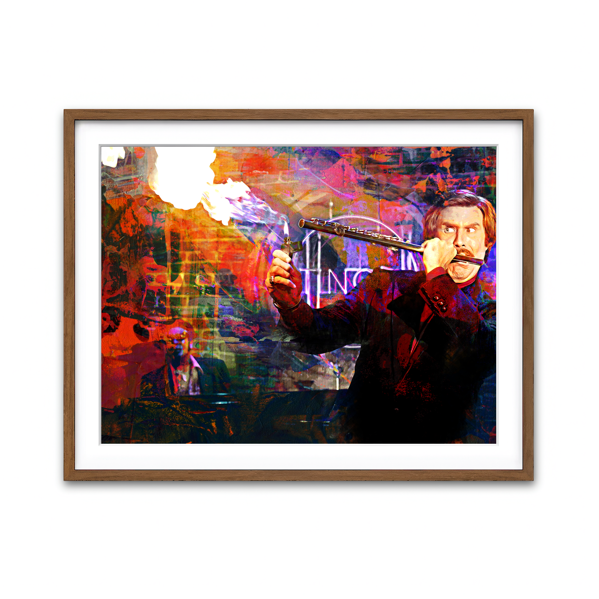 Framed Print 4x3 Walnut