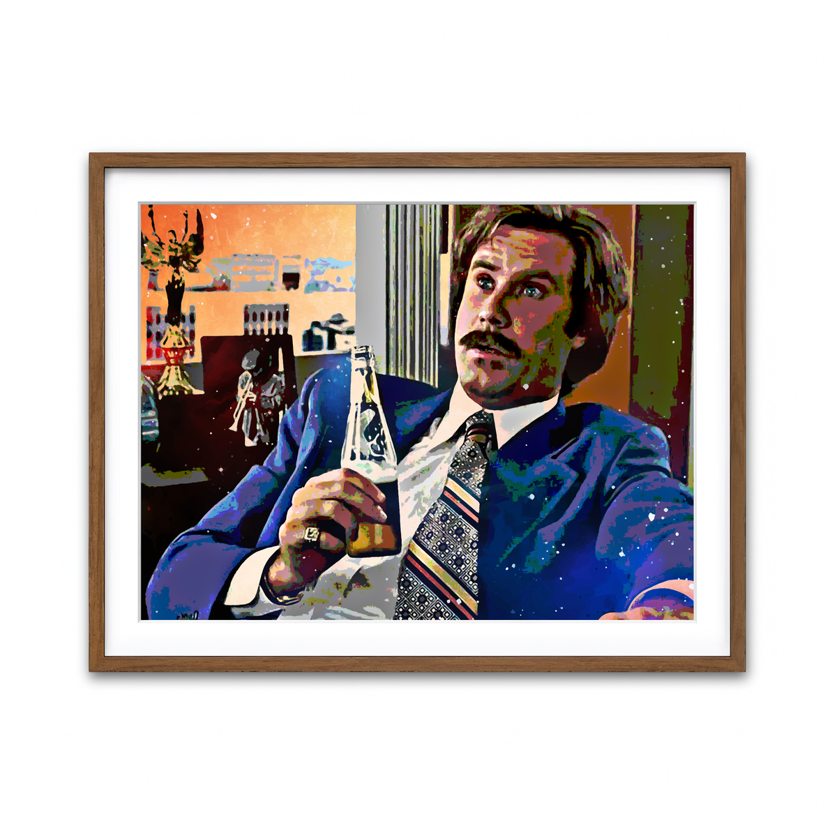 Framed Print 4x3 Walnut
