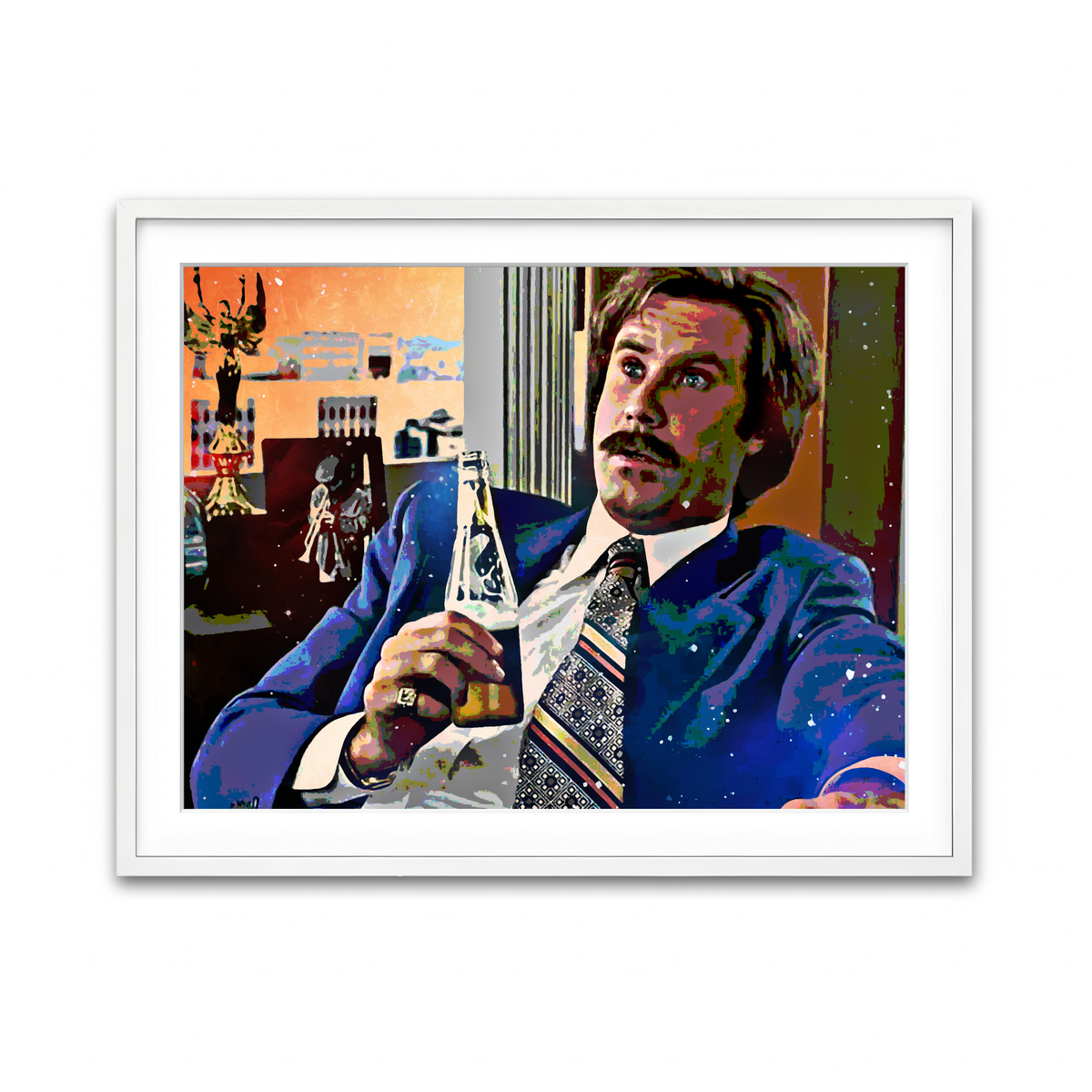 Framed Print 4x3 White