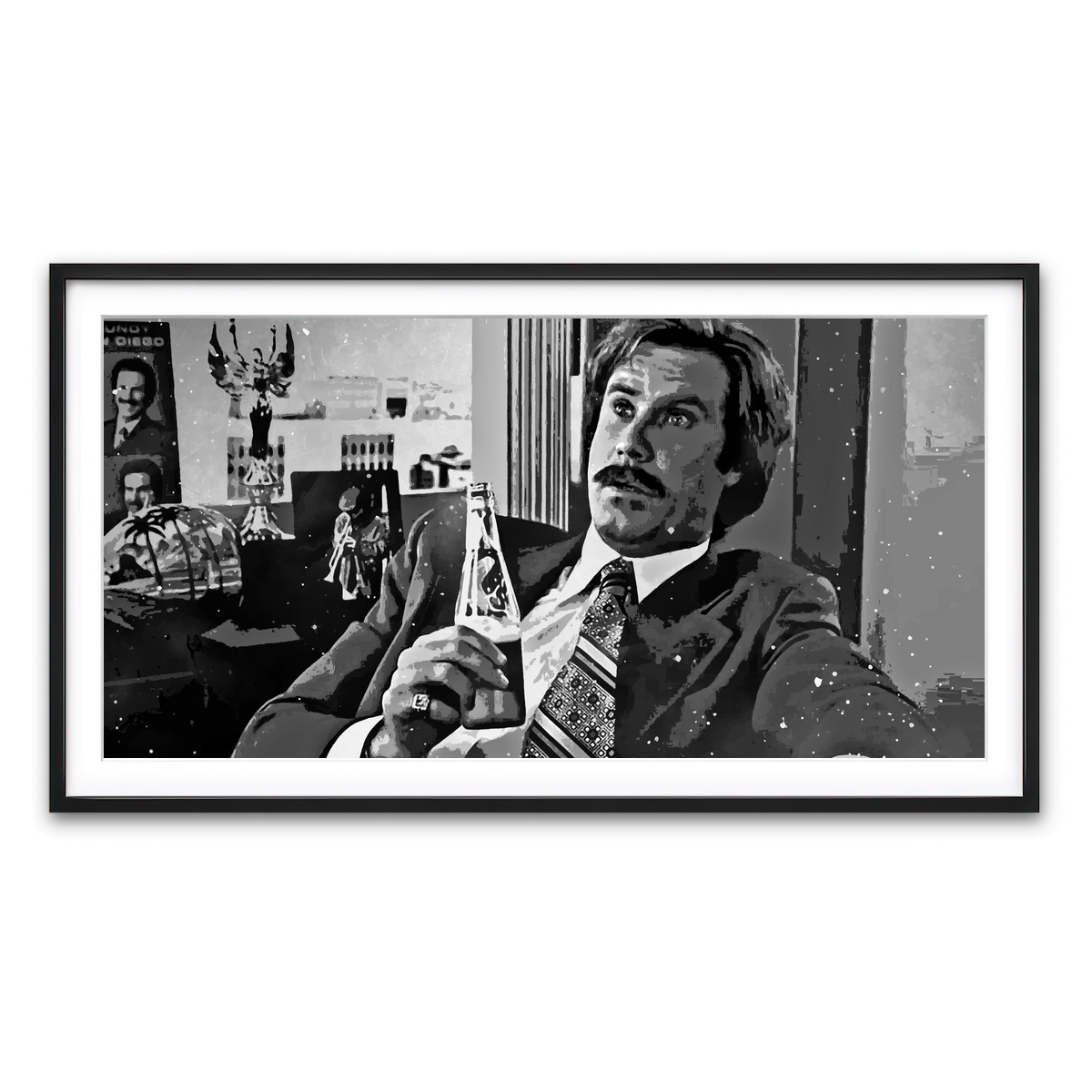 Framed Print 2x1 Black