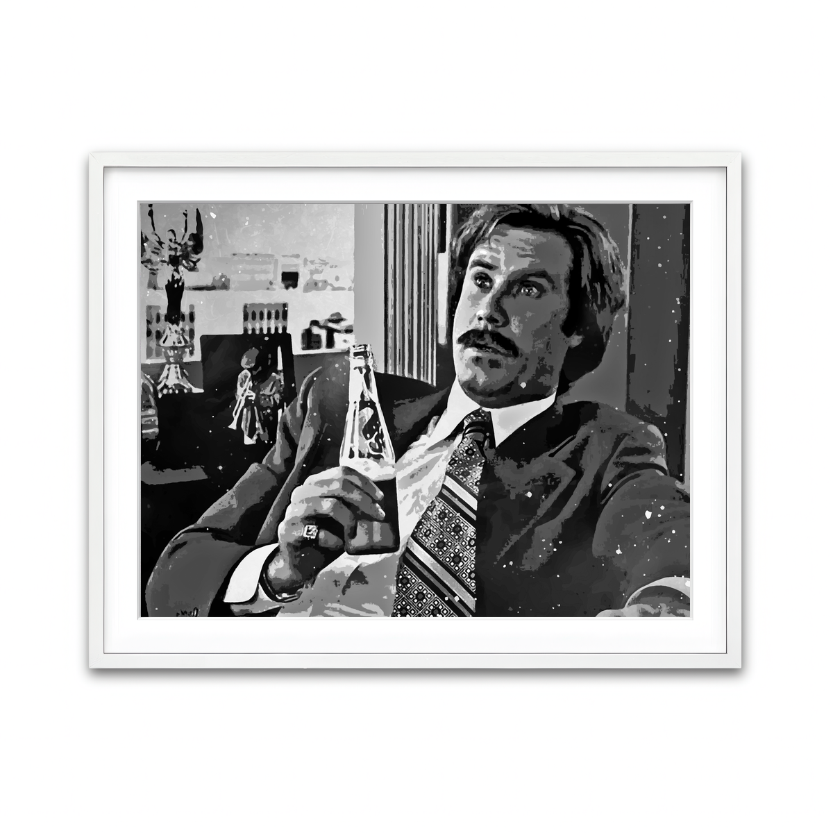 Framed Print 4x3 White