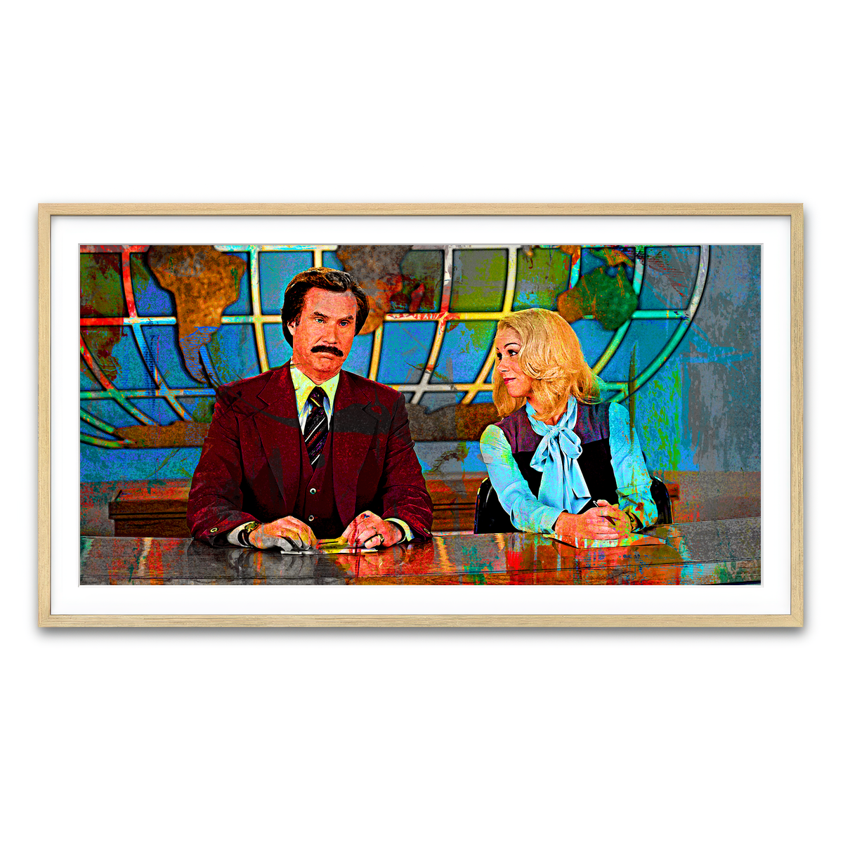 Framed Print 2x1 Natural