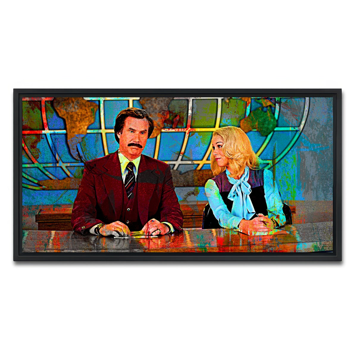 AUTO-MOCKUP WHITE | Ron & Veronica | 1 Piece | Black Framed Canvas | group=2x1