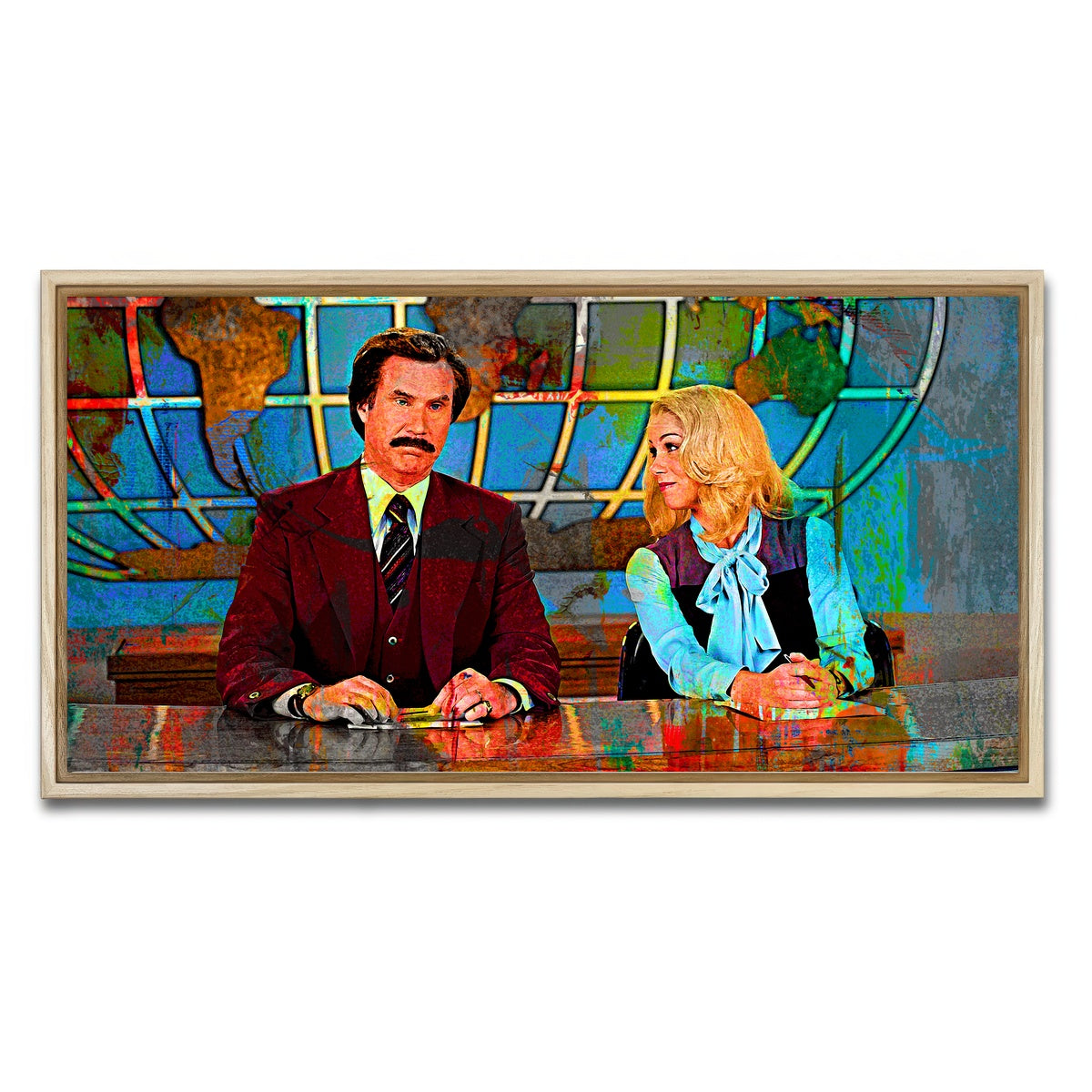 AUTO-MOCKUP WHITE | Ron & Veronica | 1 Piece | Natural Framed Canvas | group=2x1