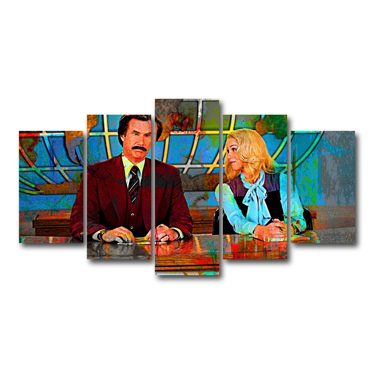 AUTO-MOCKUP WHITE | Ron & Veronica | 5 Piece | Gallery Wrap Canvas | group=5_normal