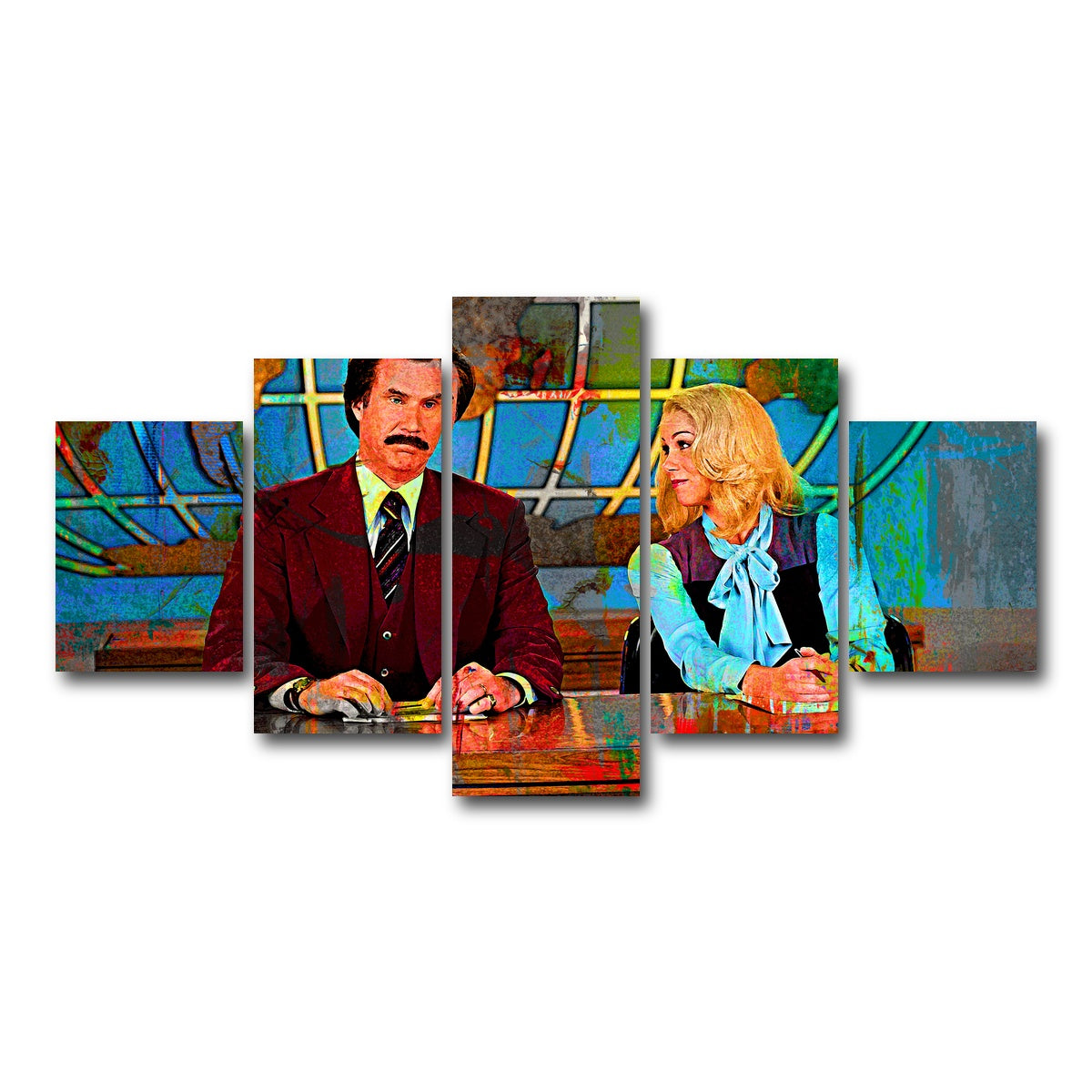 AUTO-MOCKUP WHITE | Ron & Veronica | 5 Piece | Gallery Wrap Canvas | group=5_short