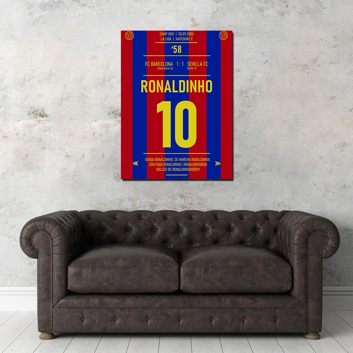 Ronaldinho Wall Art