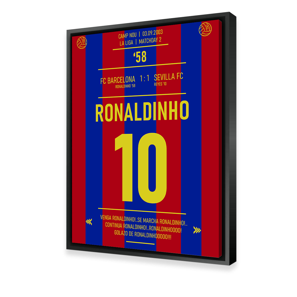 Ronaldinho Wall Art