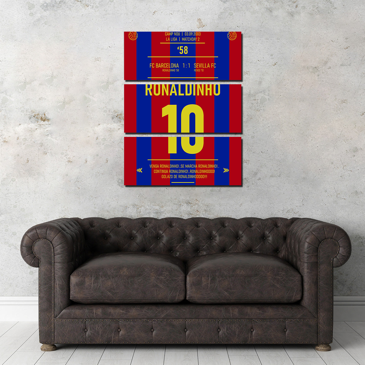 Ronaldinho Wall Art