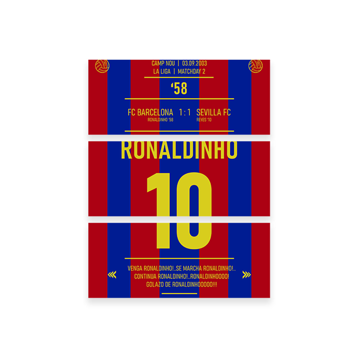 Ronaldinho Wall Art