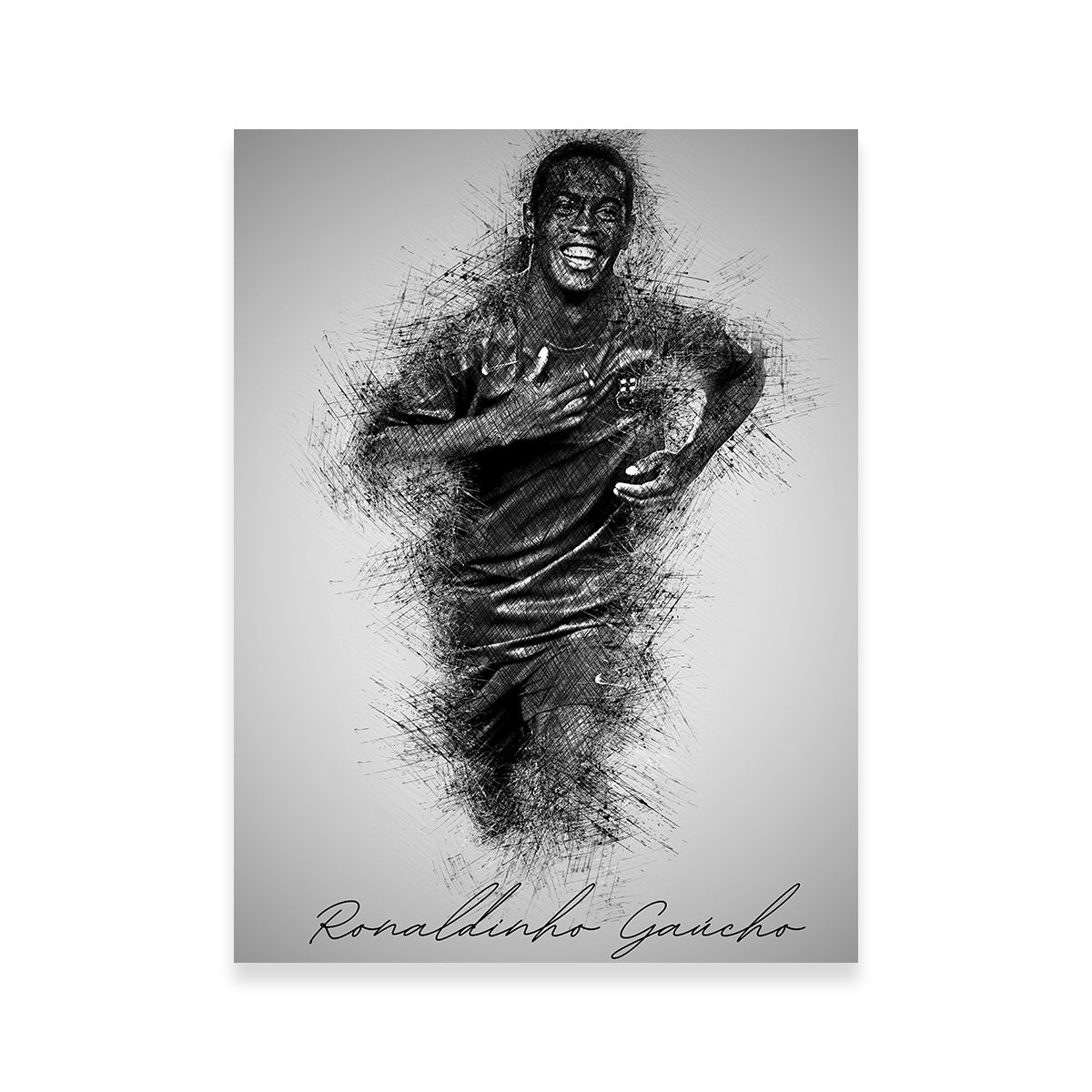 Ronaldinho Gaúcho Wall Art