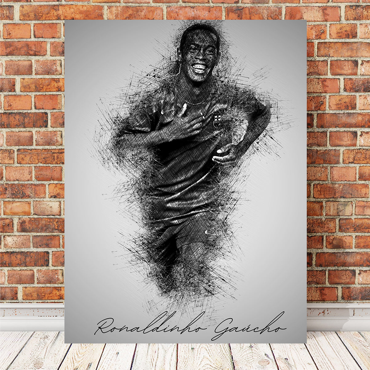 Ronaldinho Gaúcho Wall Art