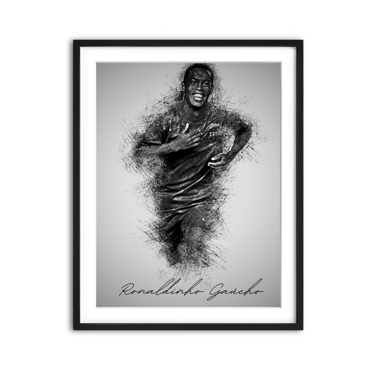 Framed Print 3x4 Black