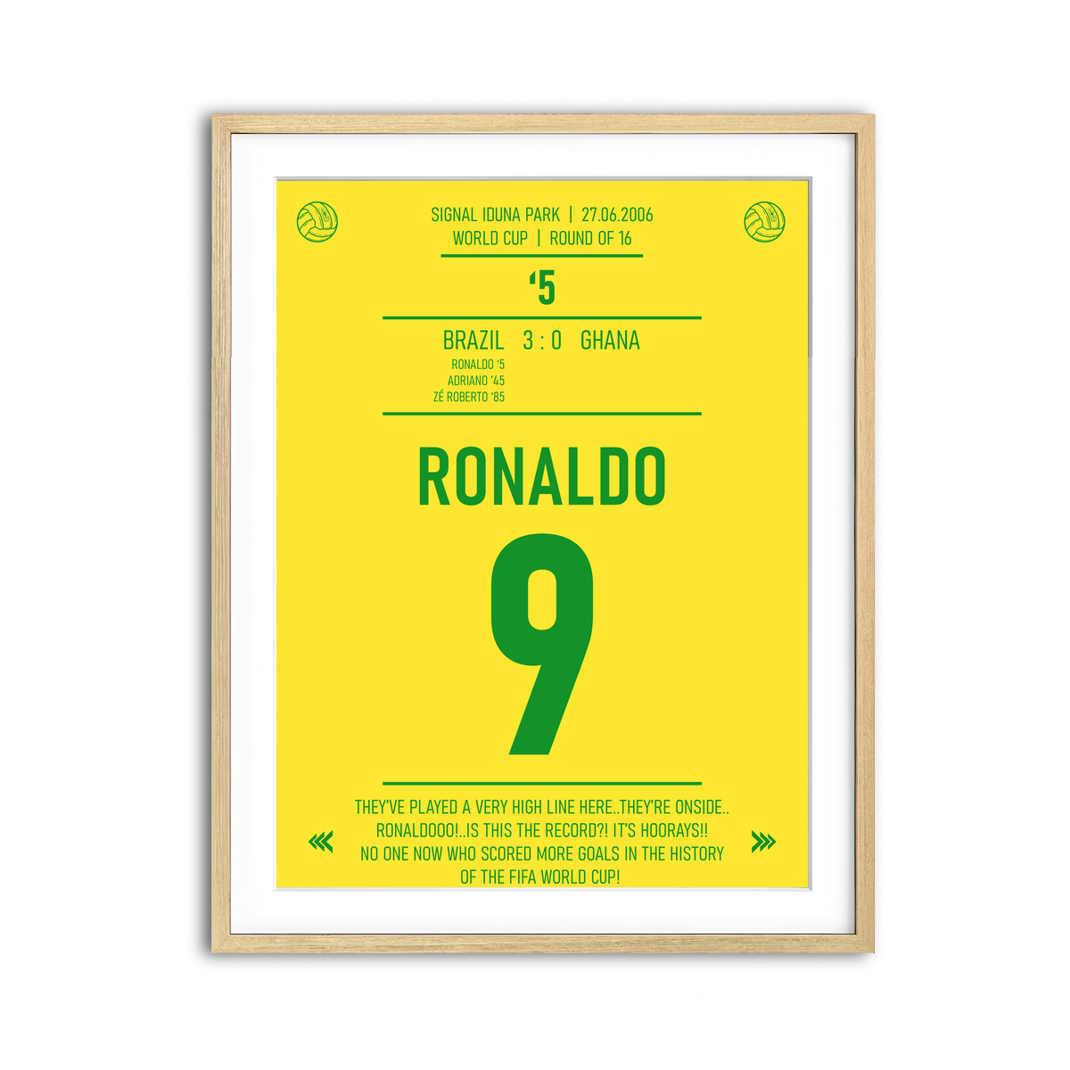 Framed Print 3x4 Natural