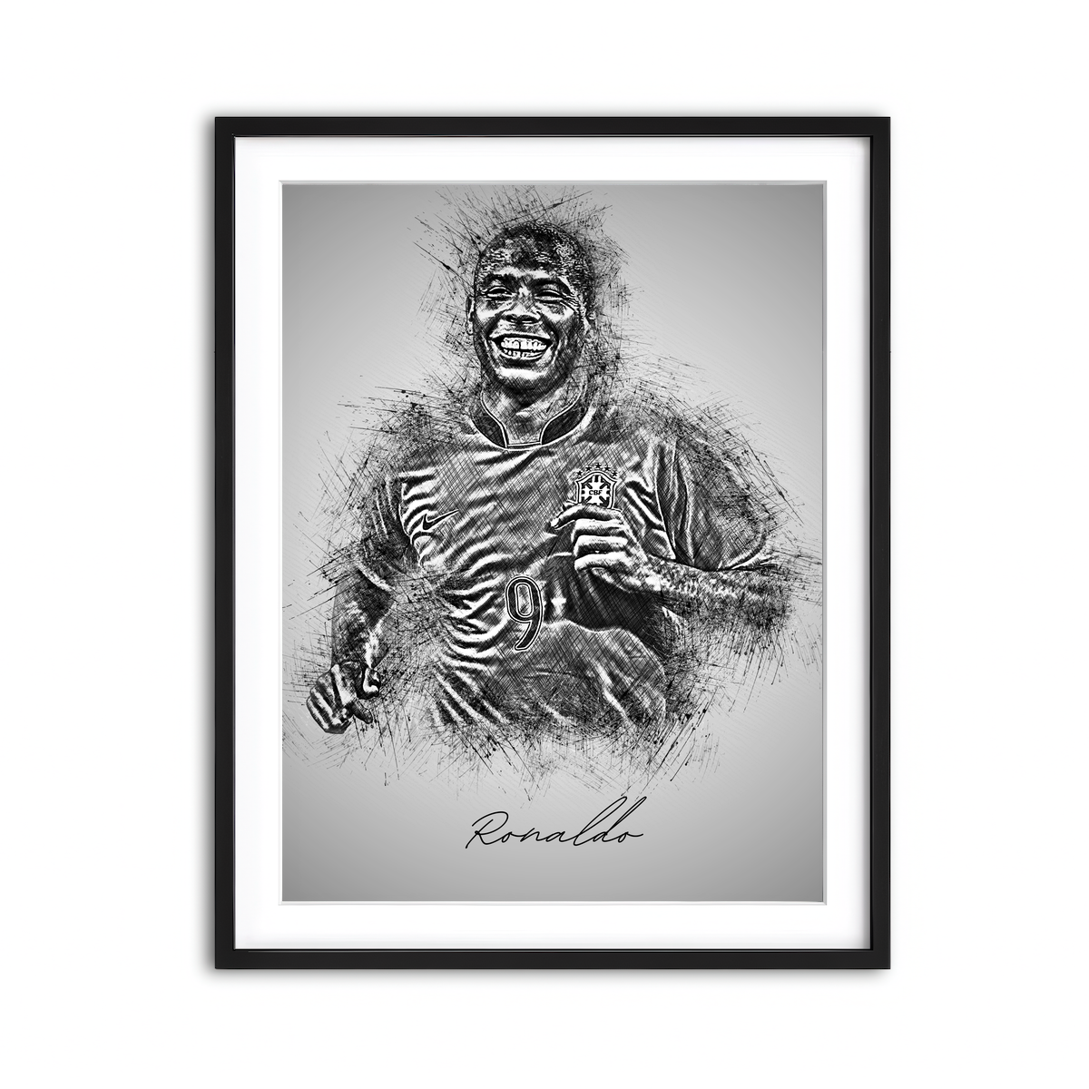 Framed Print 3x4 Black