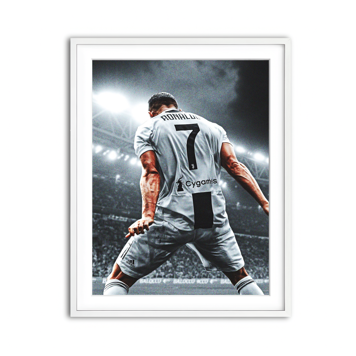 Framed Print 3x4 White