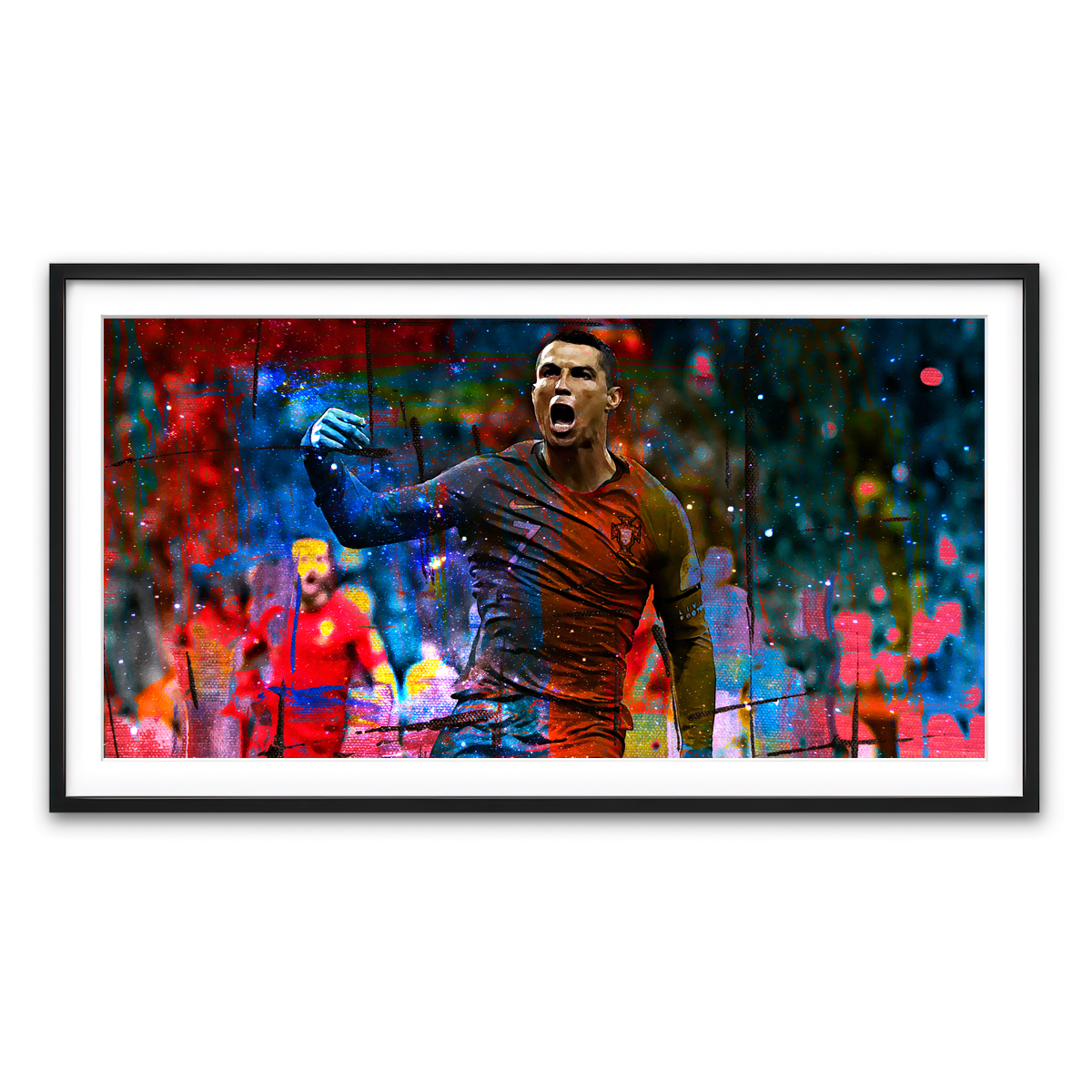 Framed Print 2x1 Black