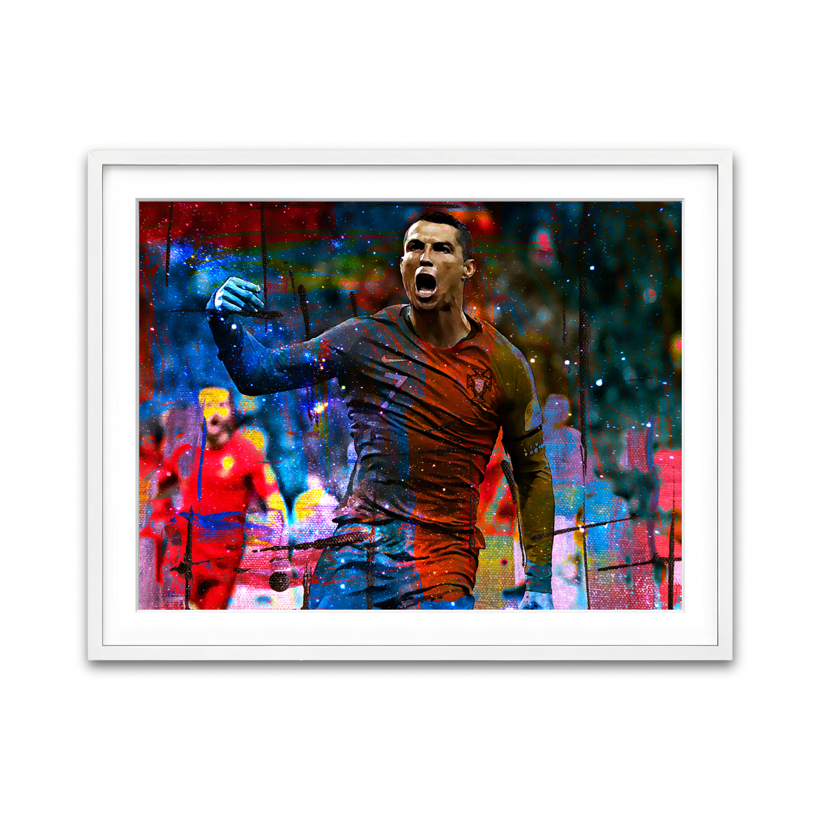 Framed Print 4x3 White