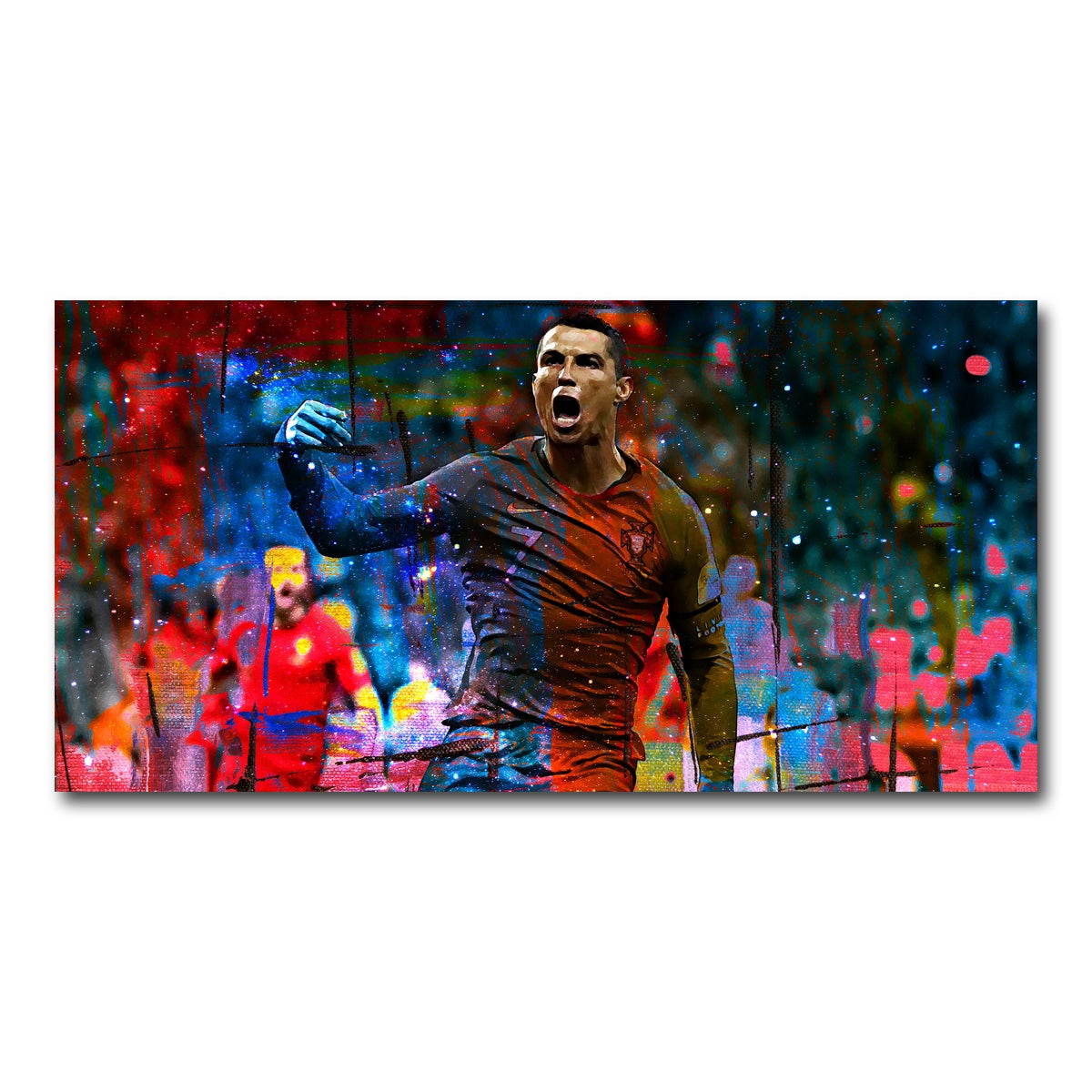 AUTO-MOCKUP WHITE | Ronaldo | 1 Piece | Gallery Wrap Canvas | group=2x1