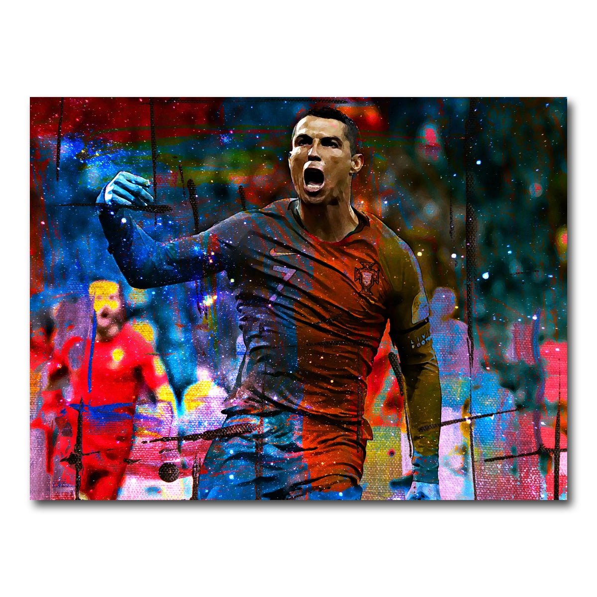 AUTO-MOCKUP WHITE | Ronaldo | 1 Piece | Gallery Wrap Canvas | group=4x3