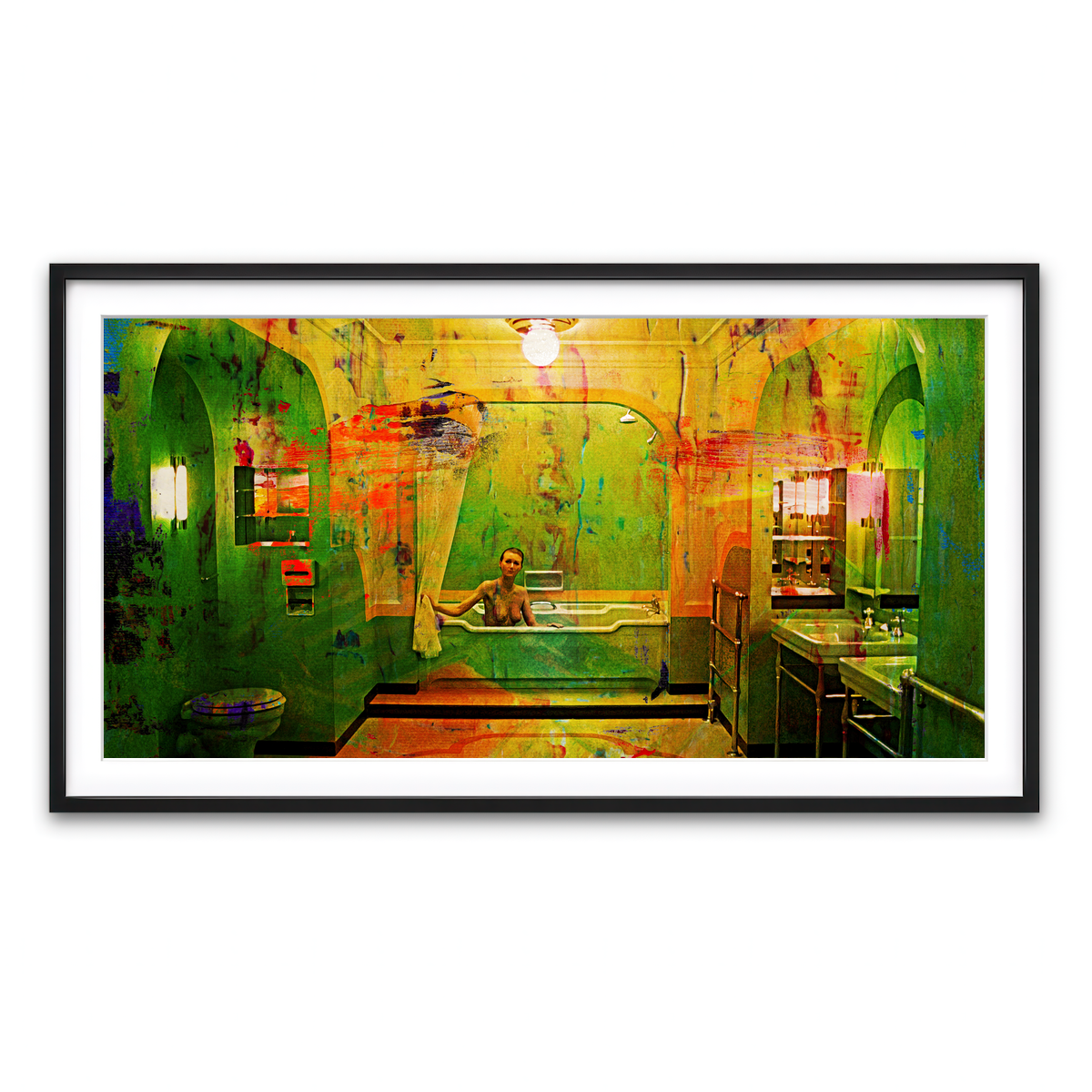 Framed Print 2x1 Black