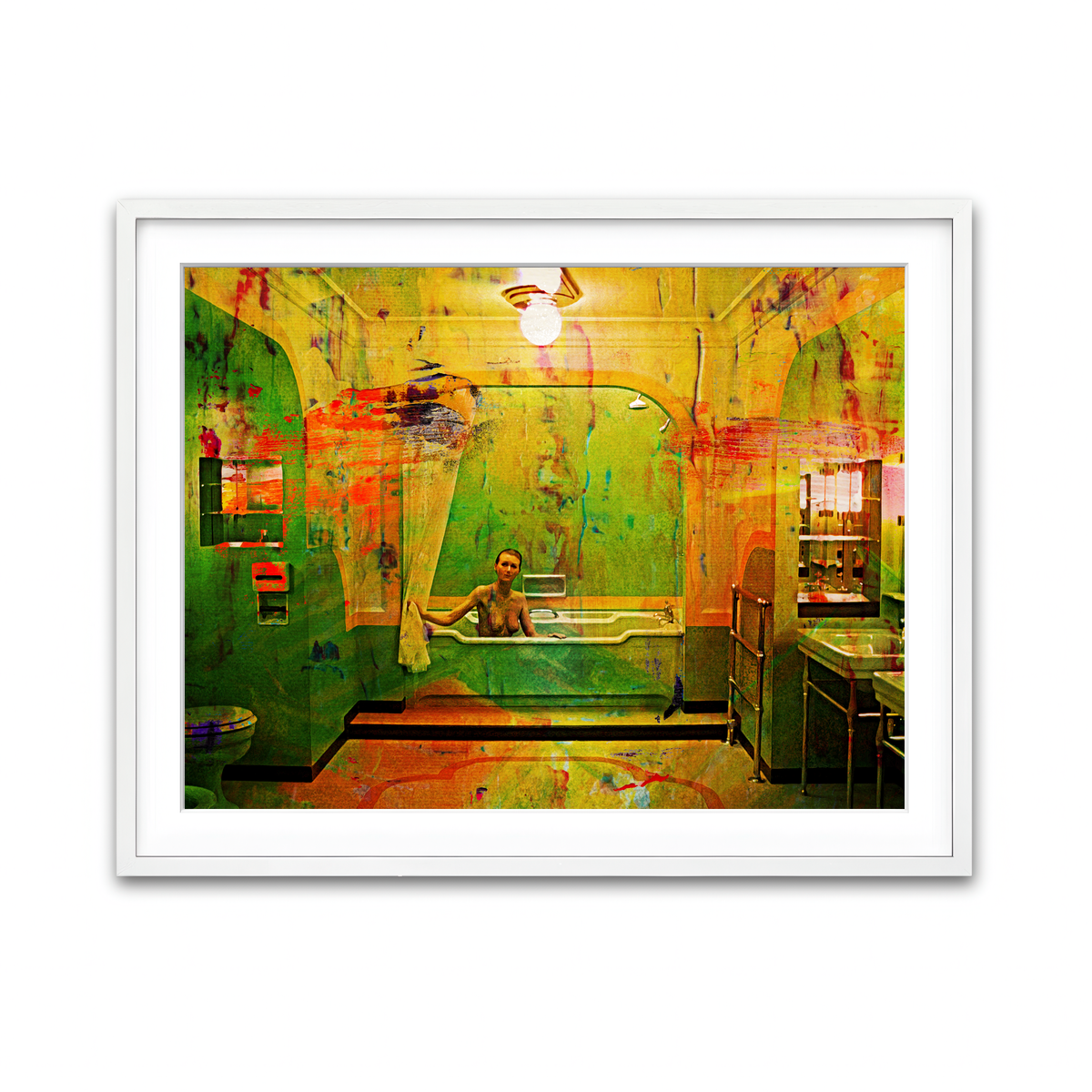 Framed Print 4x3 White