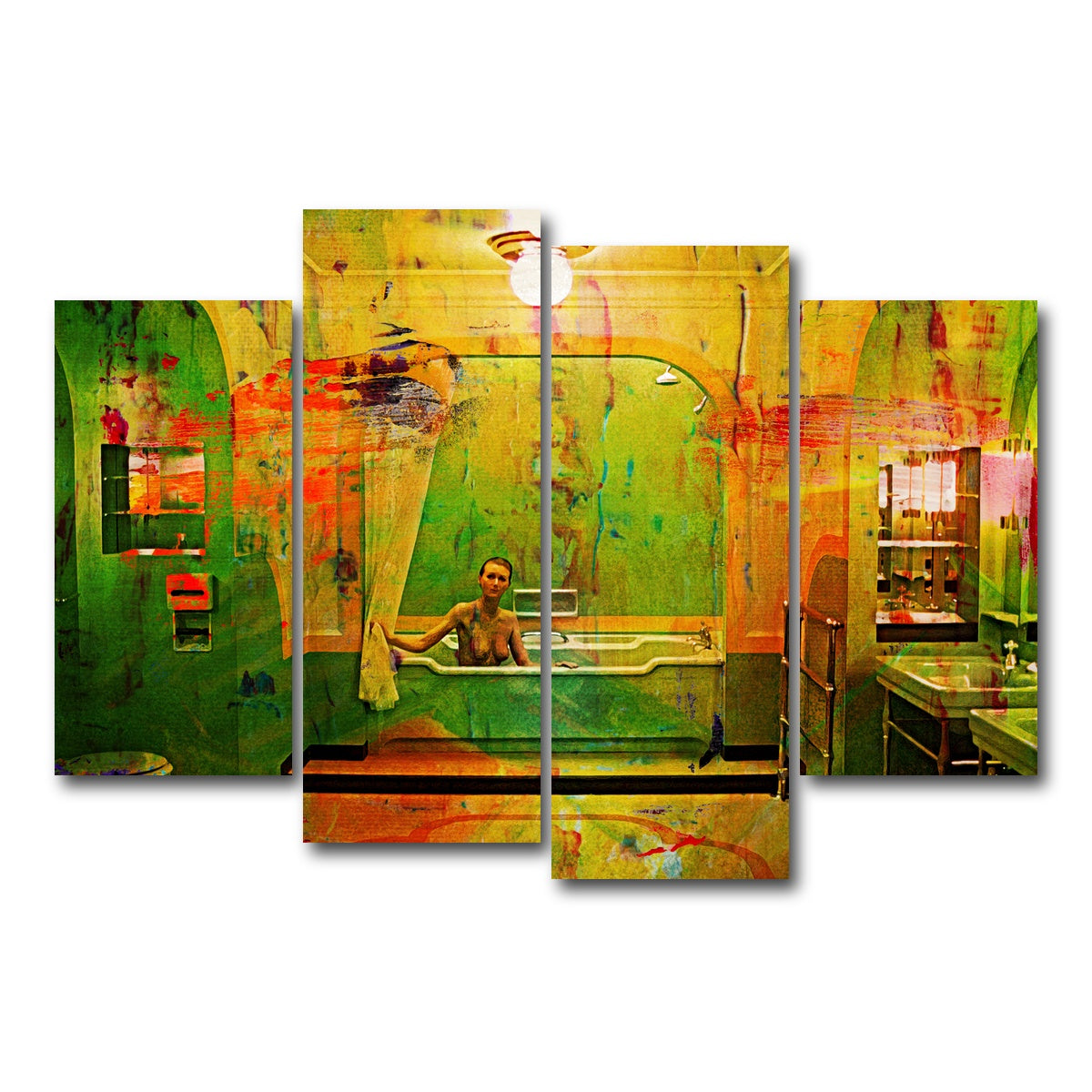 AUTO-MOCKUP WHITE | Room 237 | 4 Piece | Gallery Wrap Canvas | group=4_short