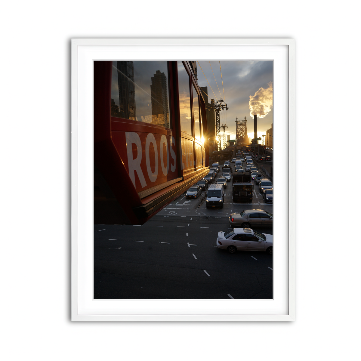 Framed Print 3x4 White
