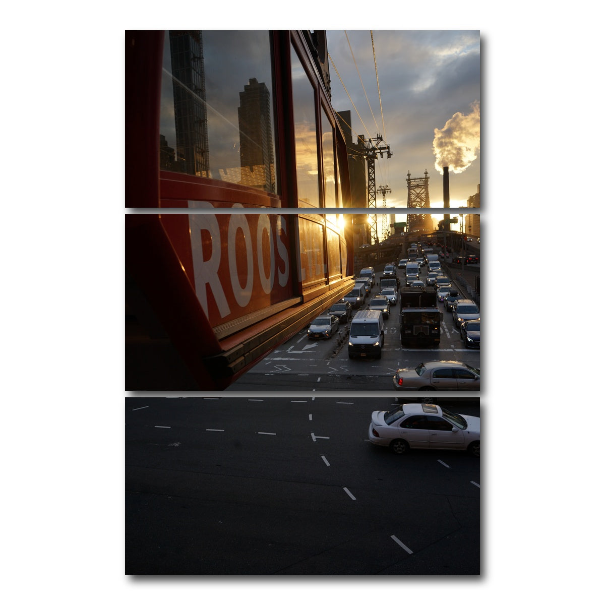AUTO-MOCKUP WHITE | Roosevelt Tramway | 3 Piece | Gallery Wrap Canvas | group=12x24_stacked