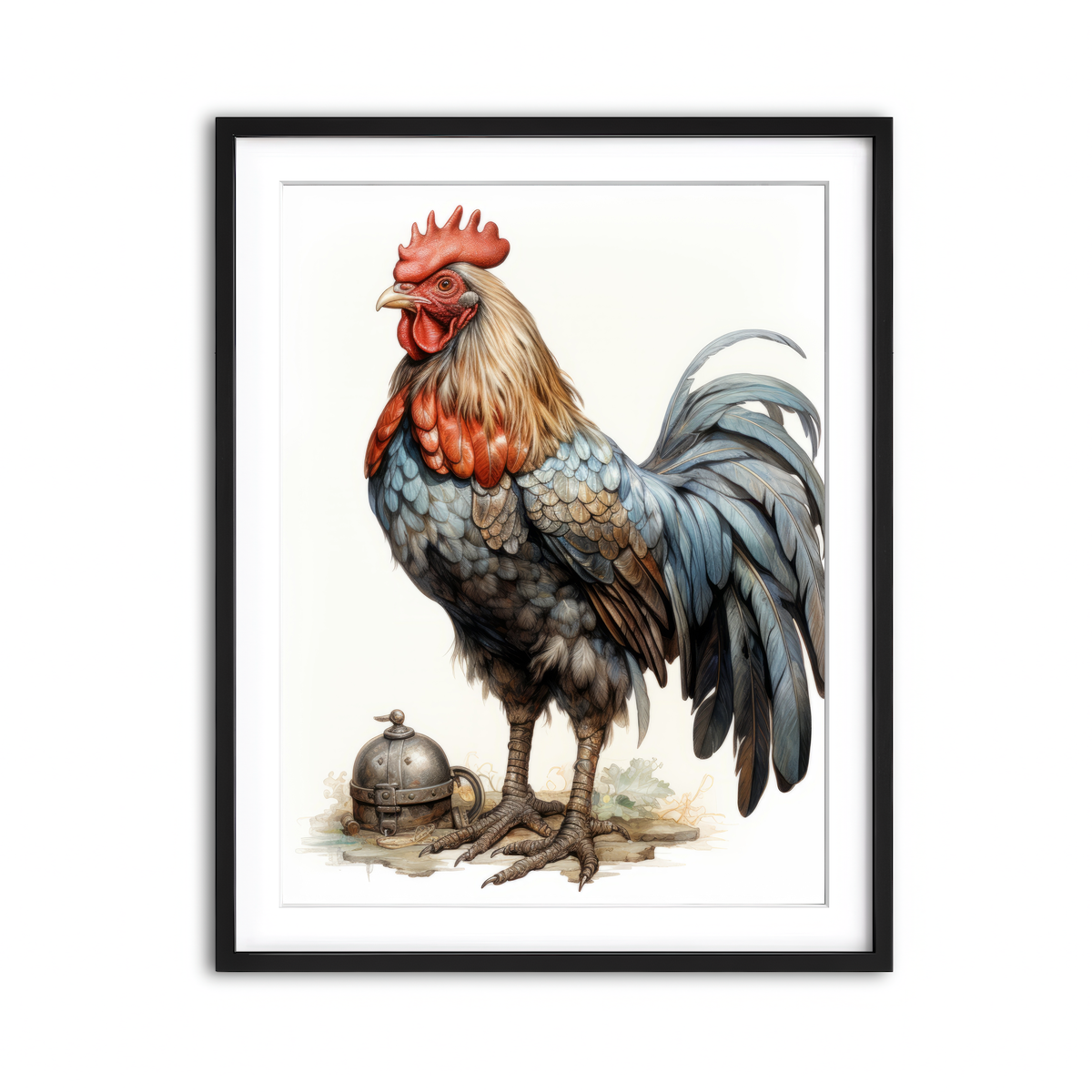 Framed Print 3x4 Black