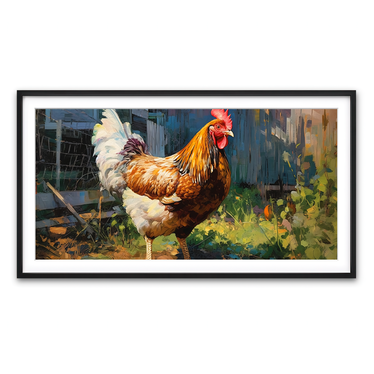 Framed Print 2x1 Black