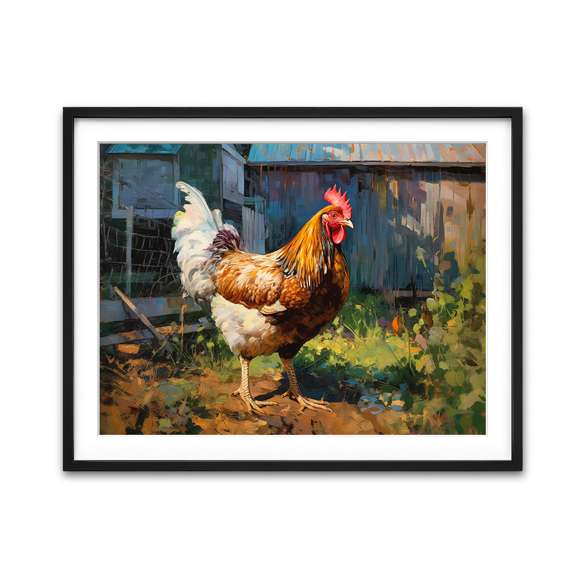 Framed Print 4x3 Black