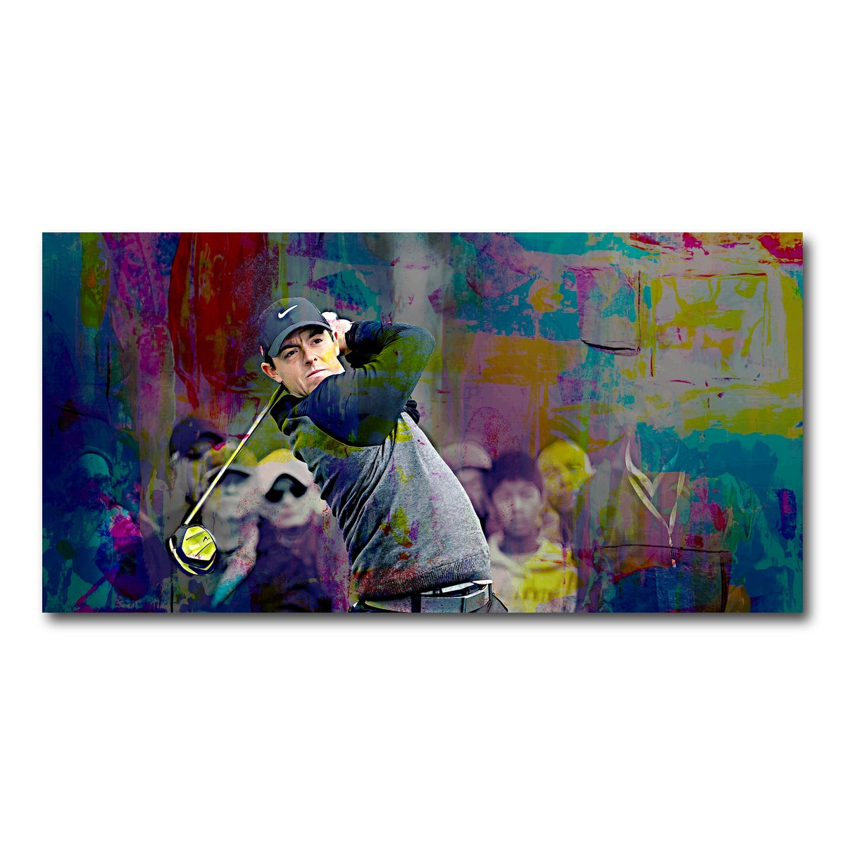 AUTO-MOCKUP WHITE | Rory McIlroy | 1 Piece | Gallery Wrap Canvas | group=2x1