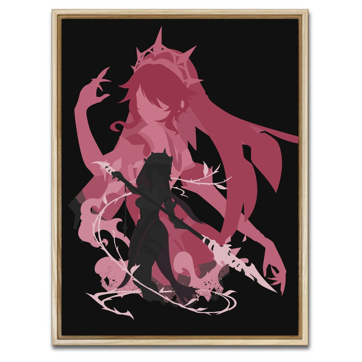 AUTO-MOCKUP WHITE | Rosaria | 1 Piece | Natural Framed Canvas | group=3x4