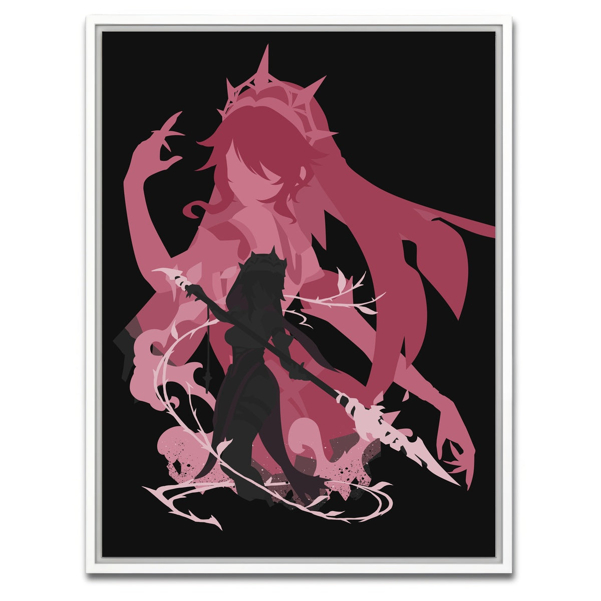 AUTO-MOCKUP WHITE | Rosaria | 1 Piece | White Framed Canvas | group=3x4