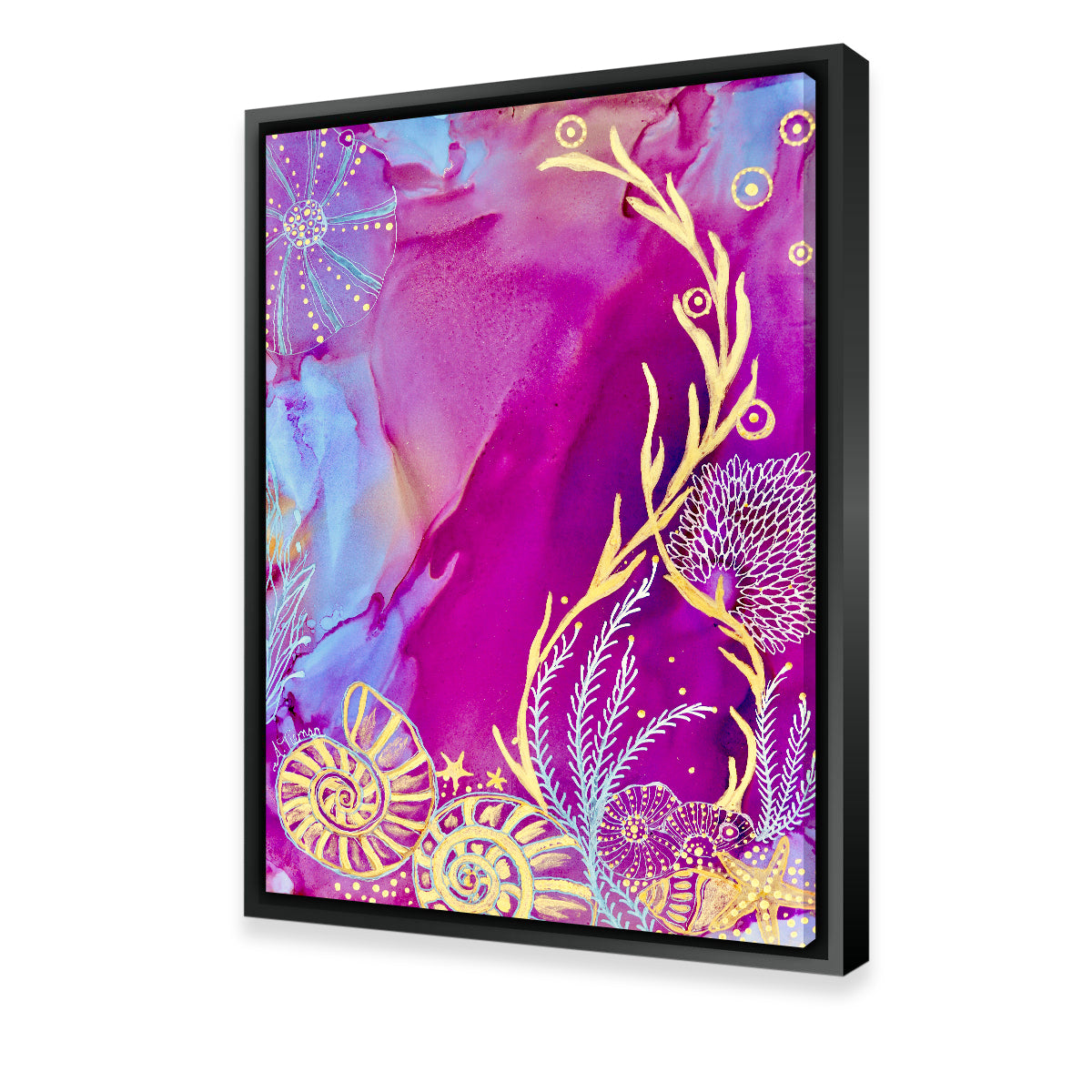 Rose Quartz Reef ll Wall Art