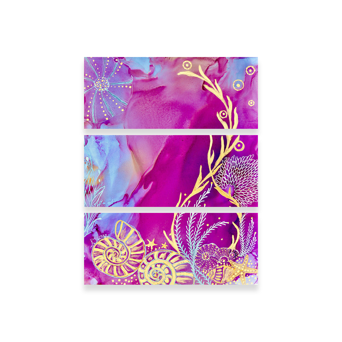 Rose Quartz Reef ll Wall Art