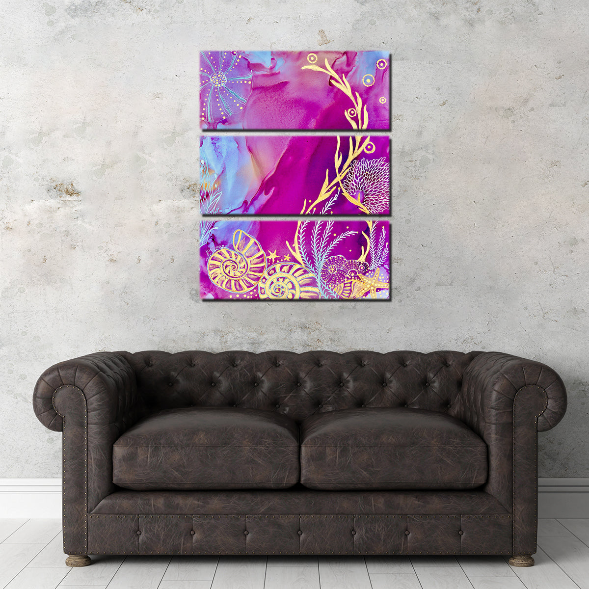 Rose Quartz Reef ll Wall Art