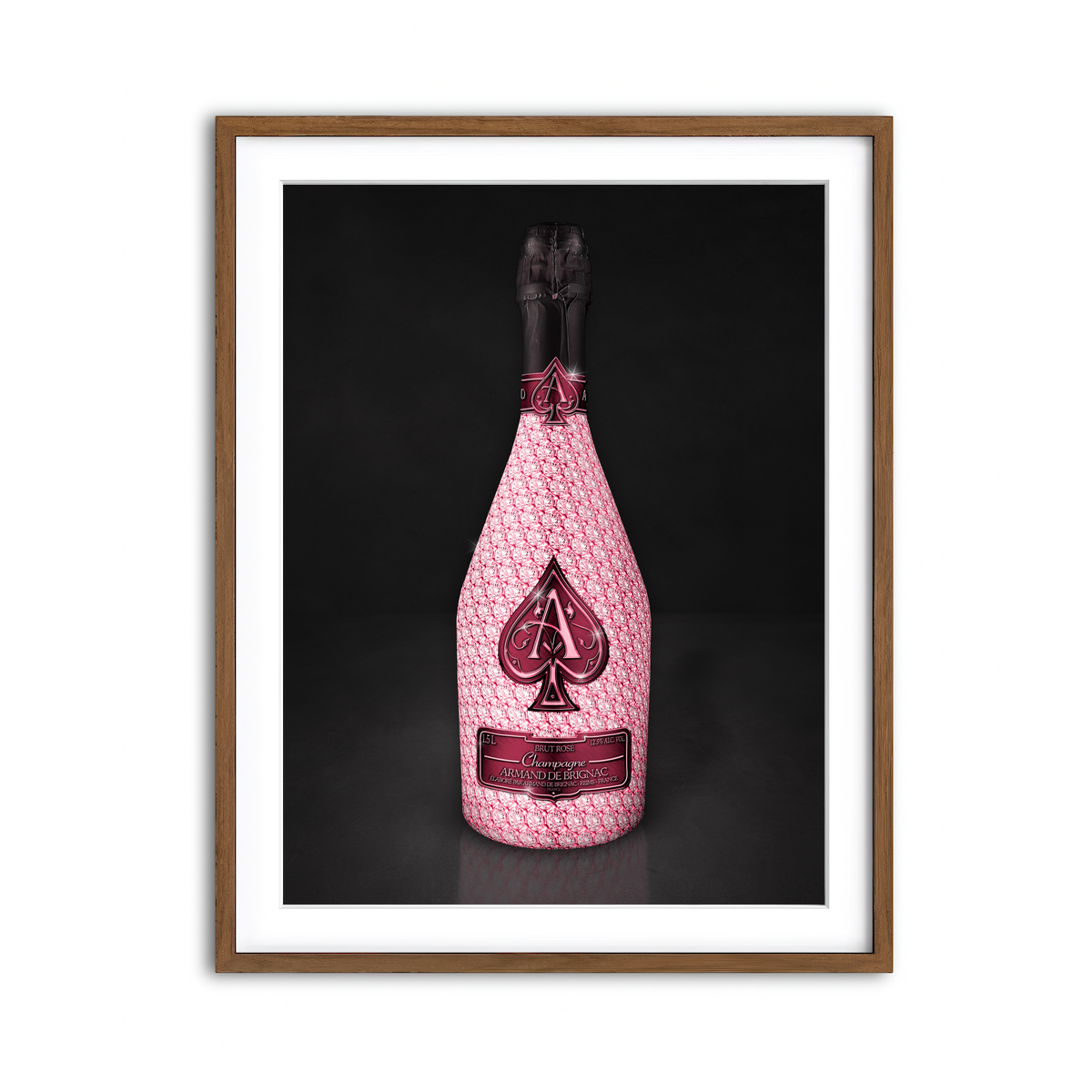 Framed Print 3x4 Walnut