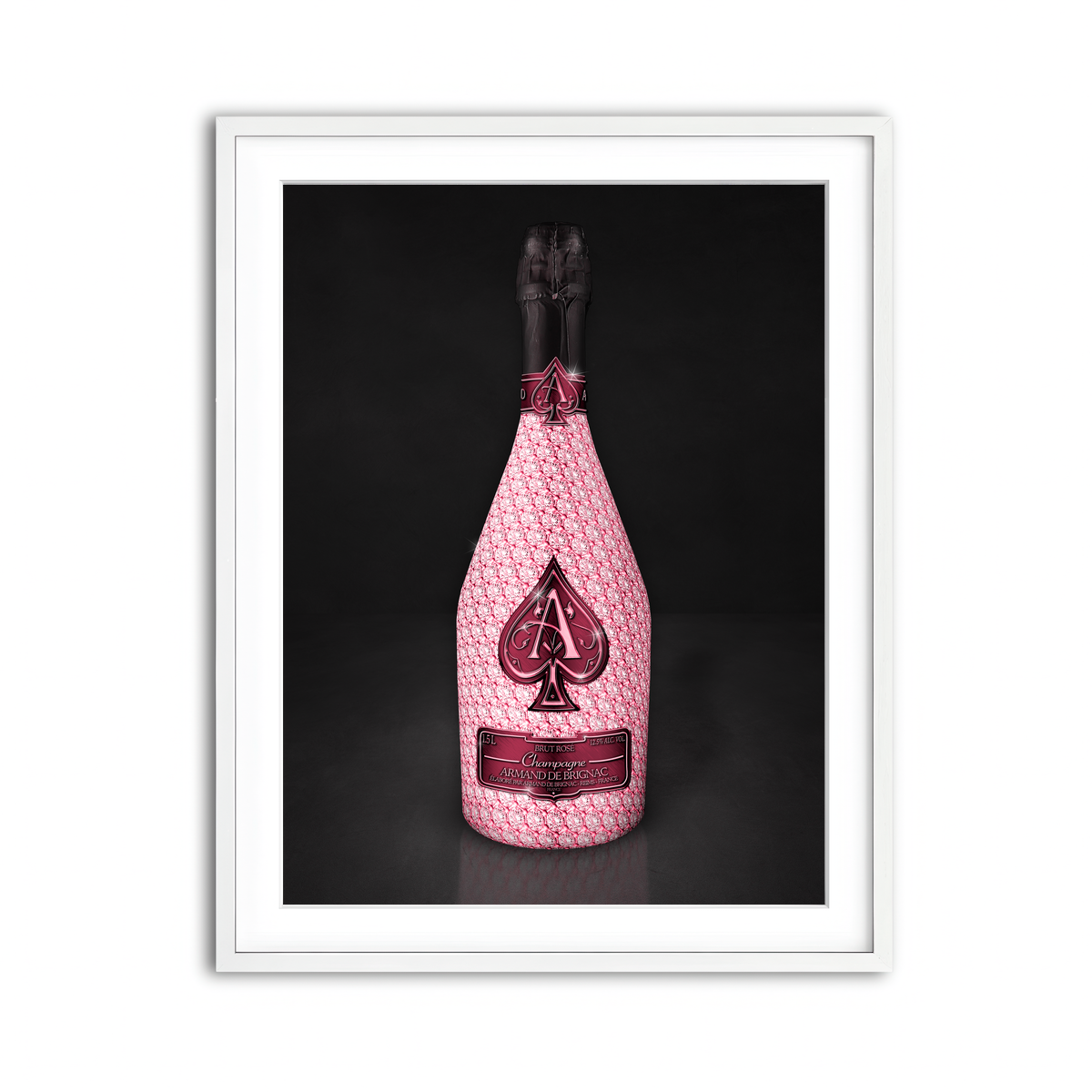 Framed Print 3x4 White