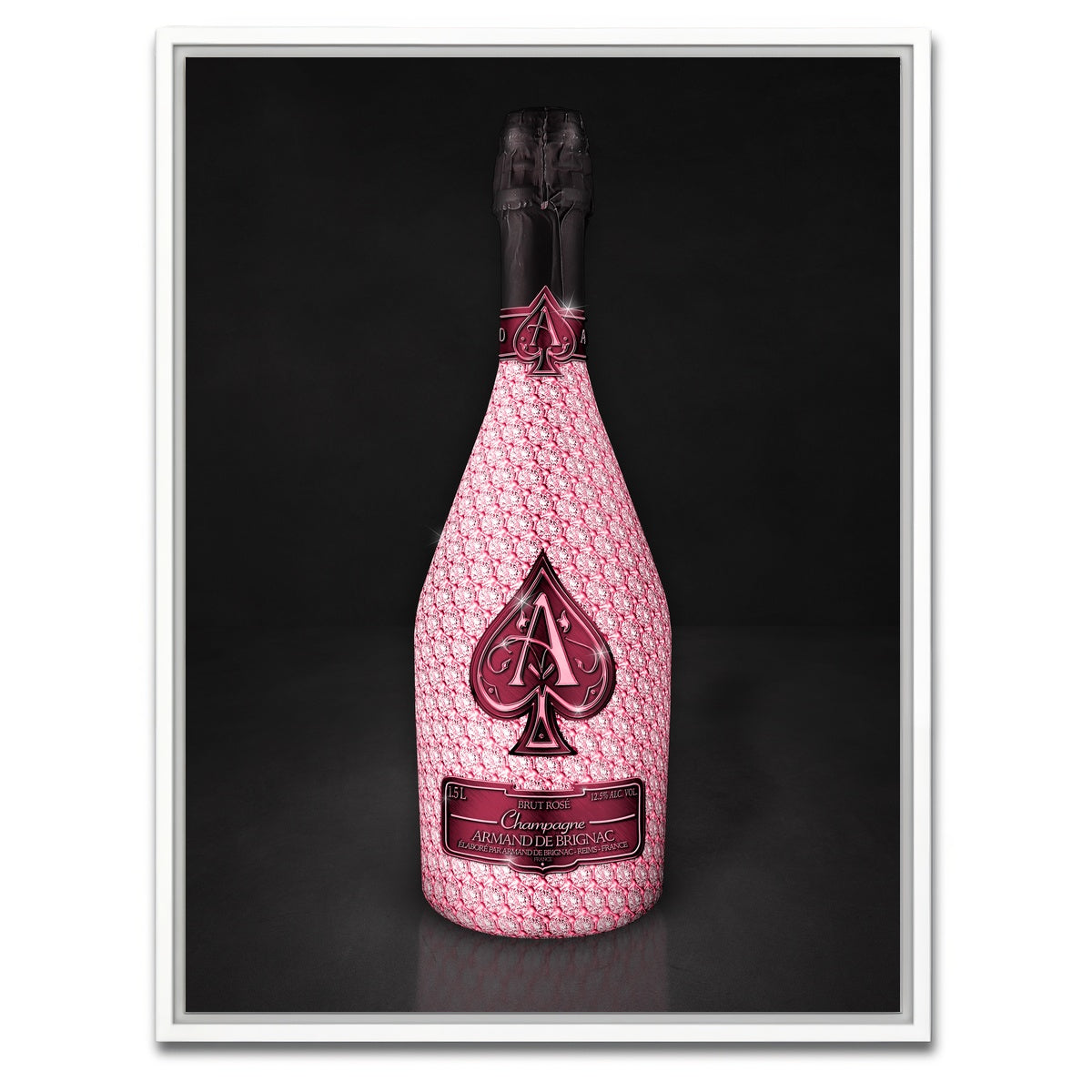 AUTO-MOCKUP WHITE | Rose Ace Bottle | 1 Piece | White Framed Canvas | group=3x4
