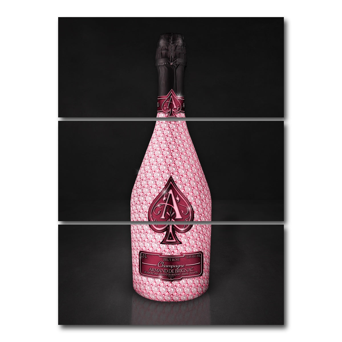AUTO-MOCKUP WHITE | Rose Ace Bottle | 3 Piece | Gallery Wrap Canvas | group=8x18_stacked