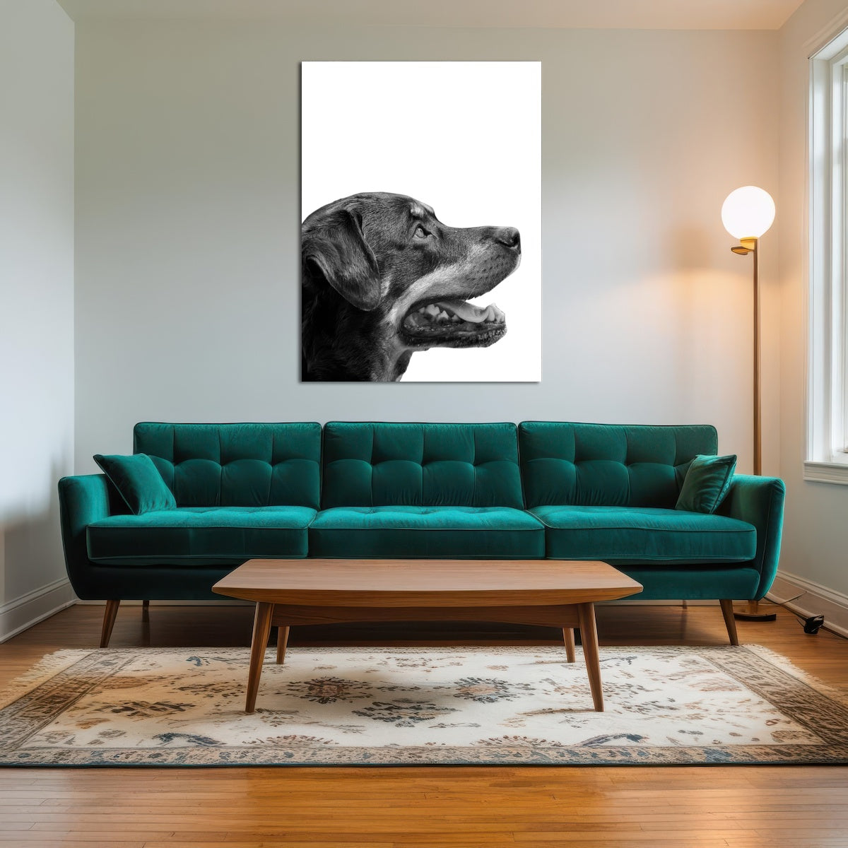 AUTO-MOCKUP ROOM | Rottweiler Dog Face