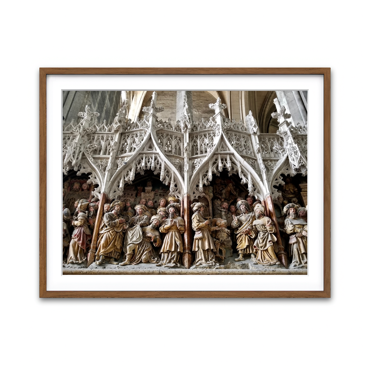 Framed Print 4x3 Walnut