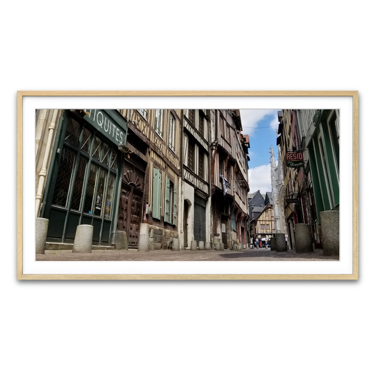 Framed Print 2x1 Natural